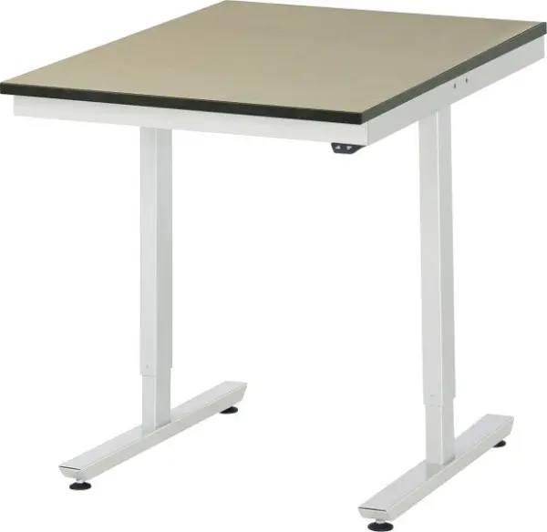 RAU Arbeitstisch Serie adlatus 150 (elektrisch höhenverstellbar) MDF Arbeitsplatte 750x720-1120x1000 mm 08-AT-075-100-F