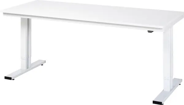 RAU Werktisch Serie adlatus 300 (elektrisch höhenverstellbar) Melamin-Platte 2000x720-1120x800 mm 08-WT-200-080-M
