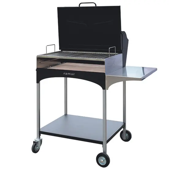 Famur BK 8 SPITZEN- - Grill 2 1 zum Grillen mit Holz oder Kohle