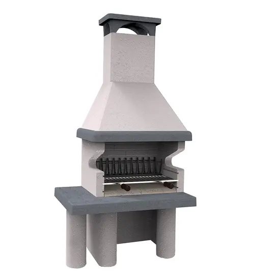 Robuster Gas Edilmark Primavera L - Grillkamin für Holz und Holzkohle