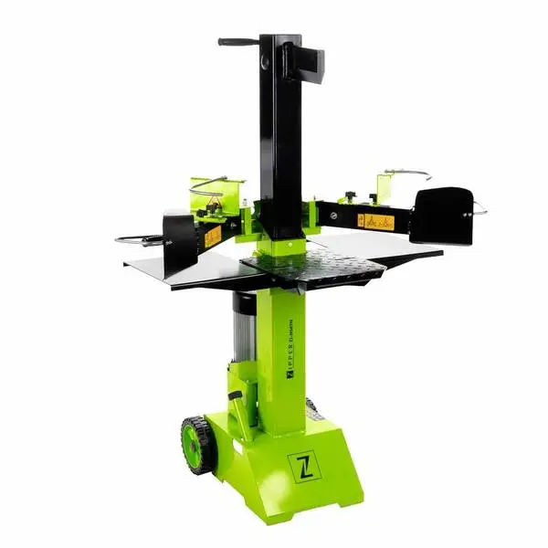 Zipper ZI-HS8TN Elektro Holzspalter 400 V 3500 W Spaltkraft: 8 t Spaltgutdurchmesser (max.): 300 mm mit Keil und Auffangwanne