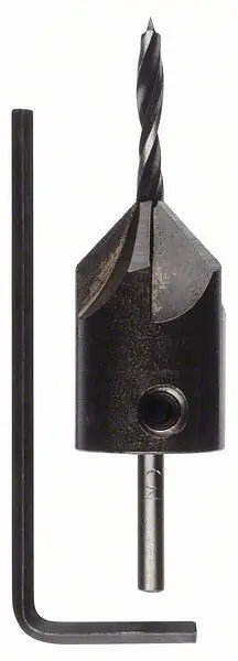 Bosch Holzspiralbohrer mit 90°-Senker 3 mm 16 mm 2608595345