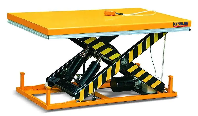 KRAUS Scherenhubtisch HTC 2006 2000kg Nutzlast 1050mm Nutzhub 1300012
