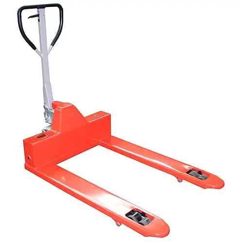 Schefer Gabelhubwagen 2000 kg - 1150 mm PREMIUM für breite Sonderpaletten Gabelweite: 530 1101020RTP
