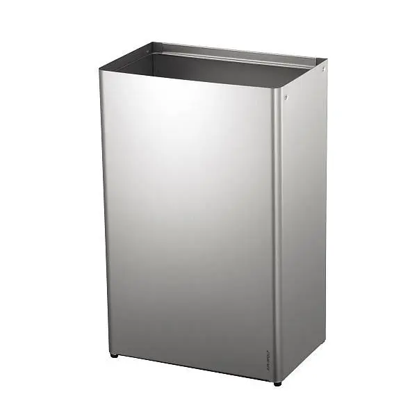 Air Wolf Abfallbehälter mit 60 Liter Volumen Serie Lobo H x B x T: 612 x 389 x 250 mm Edelstahl beschichtet 40-608