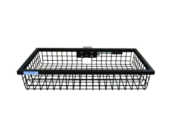 Heck-Pack Heckträger Optimal Schwarz Matt pulverbeschichtet mit Schnellverschluss der Grösse 1200 x 500 x 125 mm 900387