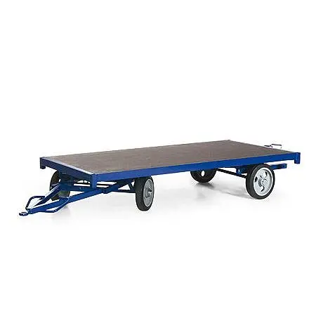 Protaurus Rotauro Industrieanhänger 3000x1500mm Doppel-Drehschemel-Lenkung rutschfeste Ladefläche 400x75mm Vollgummi-Rä...