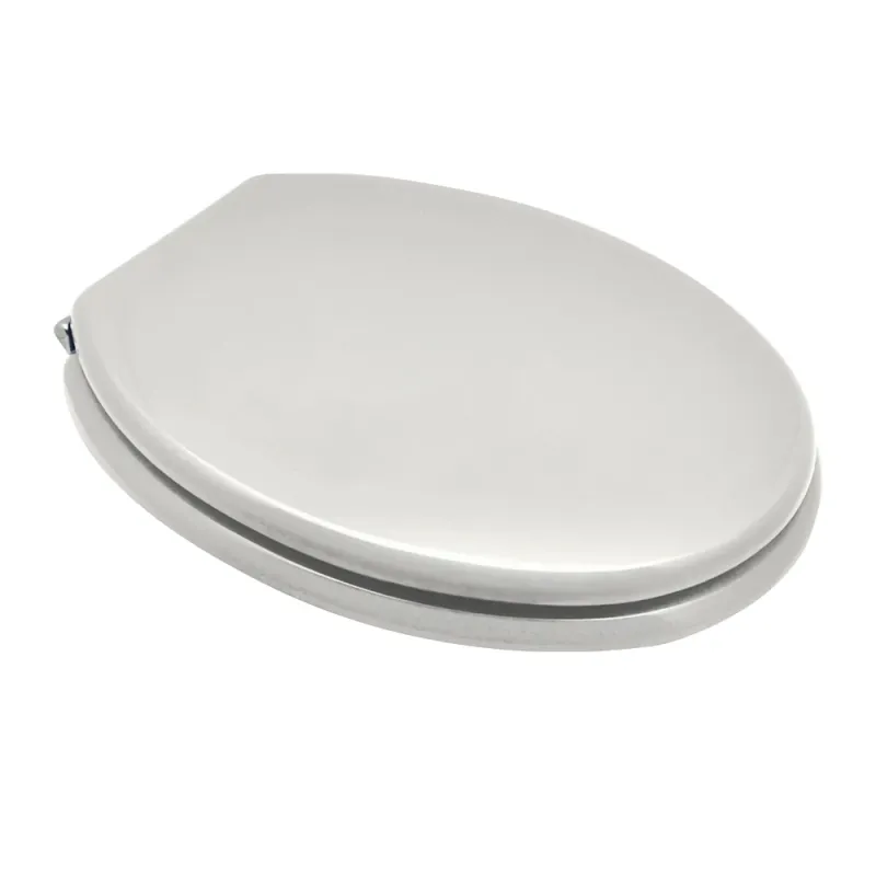 Universeller WC-Sitz Form Typ 1 mit durchgehenden, von unten verschraubbaren Scharnieren Farbe Flüsterrosa