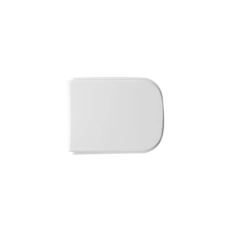Weißer WC-Sitz für GSI Traccia Toilette Breite 35 cm verstellbare Scharniere