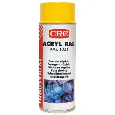CRC® - Acryl Schutzlack RAL 1021 Rapsgelb glänzend 400ml Spraydose