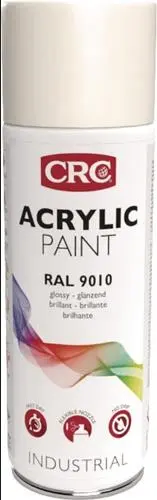 CRC Farbschutzlackspray PLEXIGLAS PAINT reinweiss glänzend RAL9010 400ml Spraydose CRC