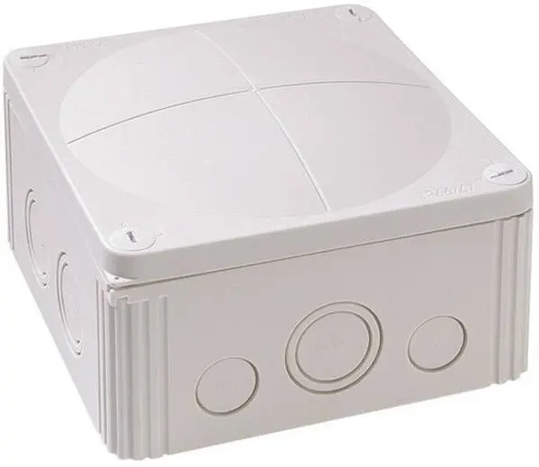 Wiska 10060702 Abzweigkasten (L x B x H) 140 x 140 x 82 mm Lichtgrau (RAL 7035) IP66/IP67 1 St.