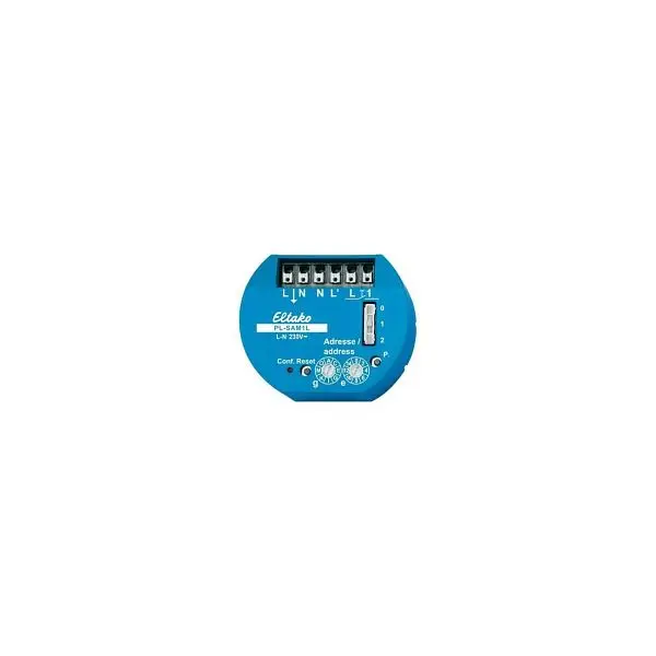 Eltako Schantikaktor UP 1Ausgang 10A 2000W 230-250V Vor Ort-/Handbedienung PL-SAM1L 119486