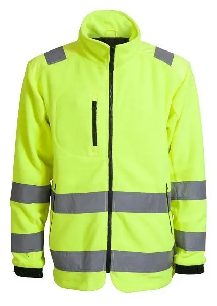 ELKA Visible Xtreme Zipp- Fleece Farbe: Warngelb Grösse: M 150014R040.M