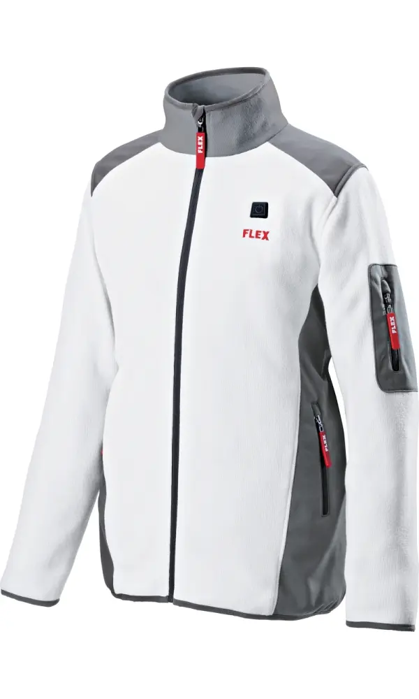 FLEX Akku-Heizjacke Fleece TF White 10.8/18.0 M Men 512168