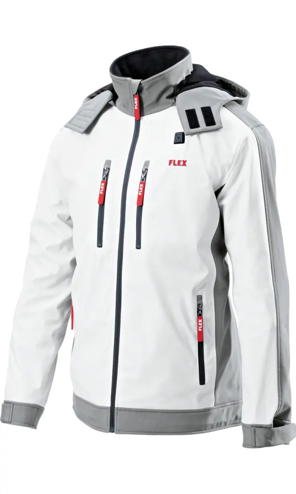 FLEX Akku-Heizjacke Softshell TJ White 10.8/18.0 L Men 511935