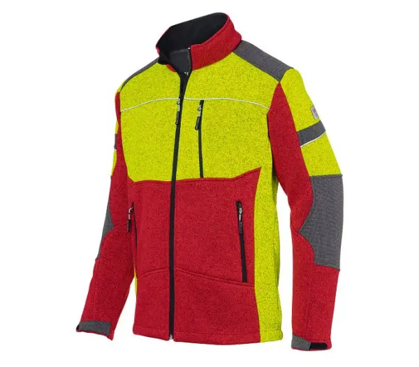 Kübler FOREST Strickjacke Farbe: rot/gelb Grösse: XL 1650 7327-5635-XL