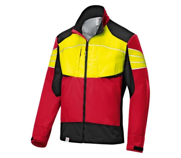 Kübler FOREST Ultrashell Jacke Farbe: rot/warngelb Grösse: XXL 1750 5227-5634-XXL