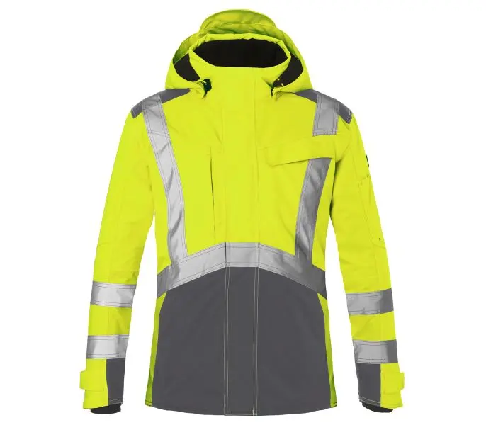 Kübler REFLECTIQ Hardshelljacke PSA 2 Farbe: warngelb/anthrazit Grösse: XXL 1327 8231-3497-XXL