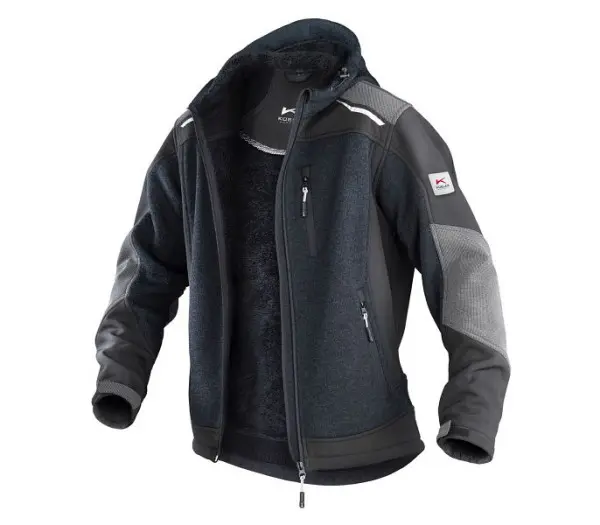 Kübler Strickjacke Farbe: dunkelgrau/schwarz Grösse: XXL 1741 9511-9899-XXL