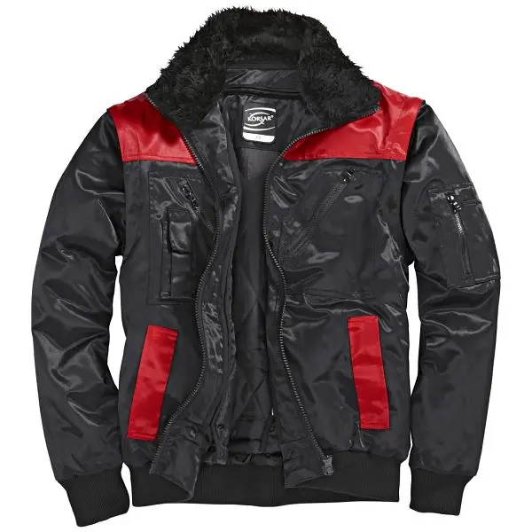 Korsar „3 1“-Pilotenjacke Take-Off schwarz-rot Grösse M 3371084798