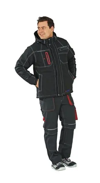 Planam Outdoor Basantik Winterjacke schwarz Grösse L 3390052