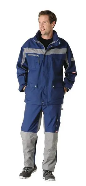 Planam Plaline Allwetterjacke marine/zink Grösse M 2572048