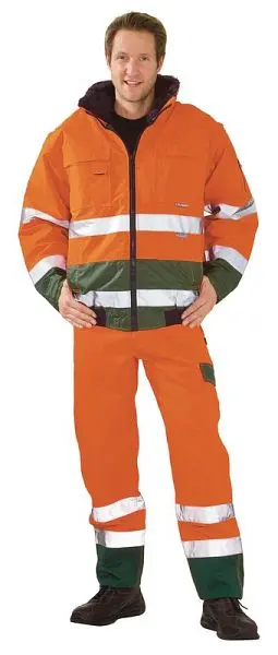 Planam Warnschutz Comfortjacke orange/grün Grösse M 2048048