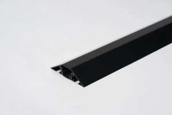 EHA Kabelbrücke Alu 80 x 20 mm 1500 mm lang Doppelklebeband 1 Verbinder schwarz 47751