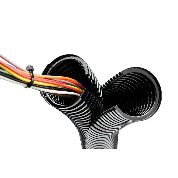 LAPP Parallel-gewellt geschlitzer Sicherheitweisech SILVYN® SPLIT PP 29 / 273X355 schwarz VE: 25 Meter 61806618