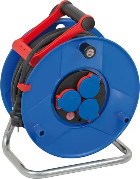 Brennenstuhl Garant IP44 Kabeltrommel 40m - Spezialkunststoff (kurzfristiger Verwendung im Außenbereich) - MADE GERMANY -...