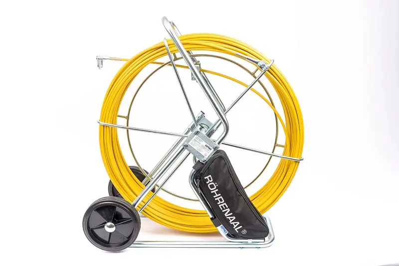 Katimex Röhrenaal®mit Servicetasche und Zubehörteile 120 m mit Ø 9 mm Polykat® 103012