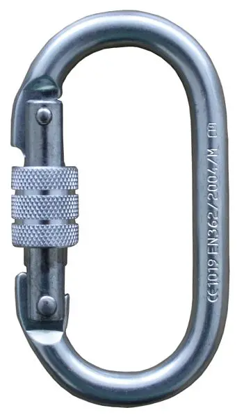 Funcke Karabinerhaken FSK2 Stahl-Schraubkarabiner Öffnungsweite: 18 mm oval 70020120
