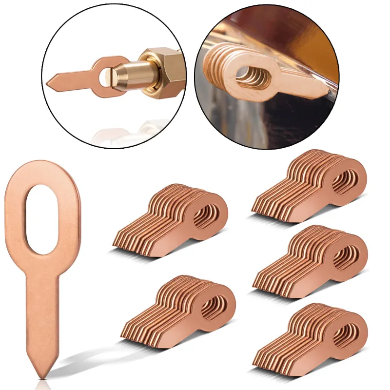 STAHLWERK Anschweißösen 50er Set, Vernetzt Repair Zubehör für Ausbeulspotter / Dellenlifter / Punktschweißgerät / Au...