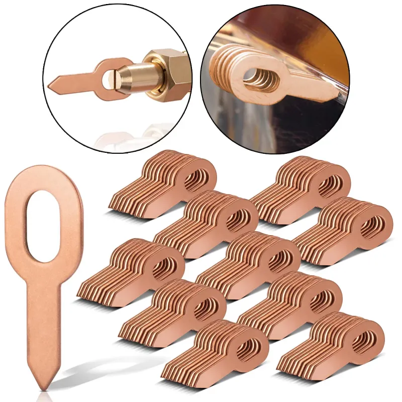 STAHLWERK 2 x Anschweissösen 50er Set, Vernetzt Repair Zubehör für Ausbeulspotter / Dellenlifter / Punktschweissgerät ...