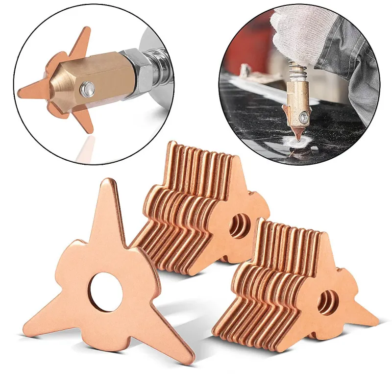 STAHLWERK Ausbeulsterne 20er Set, Vernetzt Repair Zubehör für Ausbeulspotter / Dellenlifter / Punktschweißgerät / Ausb...