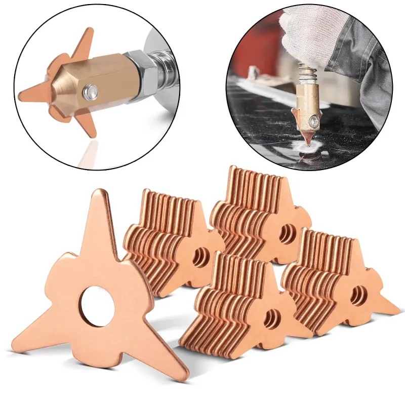 STAHLWERK Ausbeulsterne 40er Set, Vernetzt Repair Zubehör für Ausbeulspotter / Dellenlifter / Punktschweissgerät / Ausb...