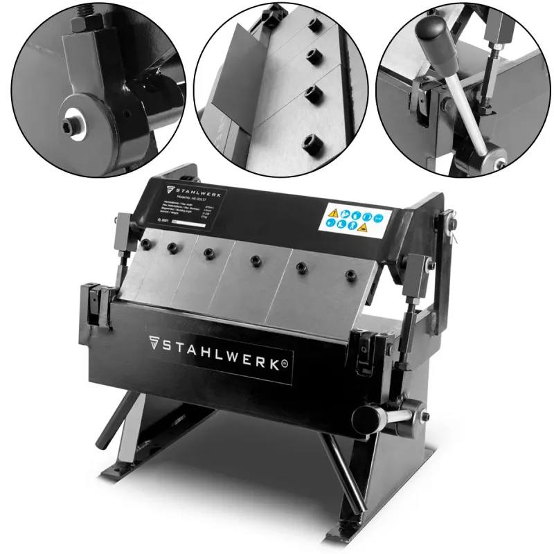 STAHLWERK AB-305 ST Abkantbank und Schwenkbiegemaschine bis 1 mm Blechdicke zum Biegen, Abkanten oder Herstellen von Metal...