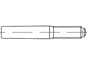 Kegelstifte DIN 7977 Stahl 16 x 160 VE=S (5 Stück)