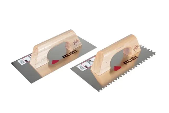 Rubi Glättkelle aus Stahl 30 cm mit Holzgriff VE: 6 Stück 65950