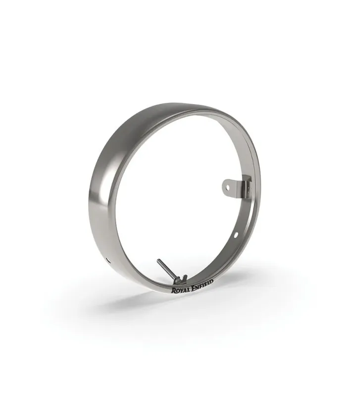 Faro-Rahmen für Klassisch 350 / Bullet 350 - Silver - Royal Enfield - E-Zeichen geprüft