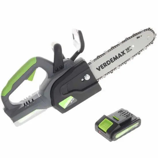 Akku-Kettensäge Verdemax SE20 - 20V 2Ah - Schwert 25 cm