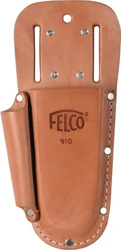 FELCO Lederetui z.allen Felco Baumscheren m.Schlaufe u.Klammer m.zus.Tasche FELCO