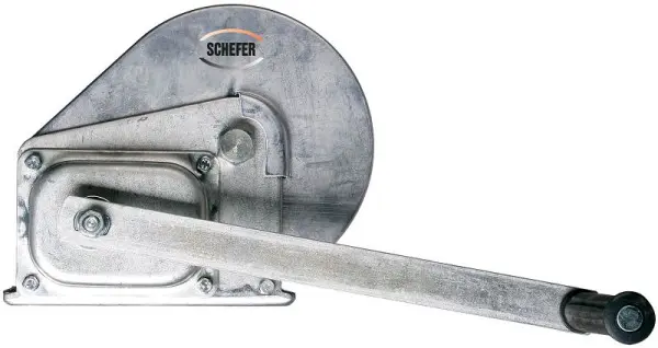 Schefer Konsolenseilwinde aus Edelstahl Tragfähigkeit 1. Lage 1000 kg 2012511KWE100