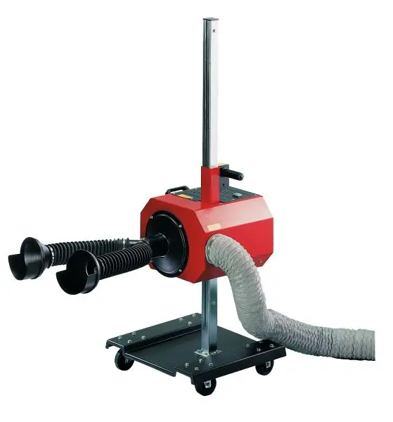 Busching Abgasabsauggerät-Mobil Motorrad-Kit 055KW 220V 2800U min ca.500 cbm/h 50004