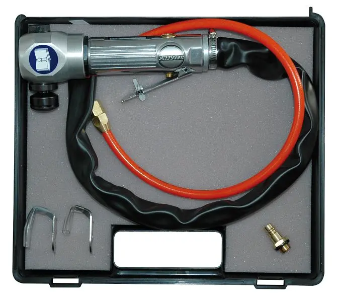 Pfrischtec Autoscheibenaustrenner-Set im praktischen Kunststoffkoffer mit Modell UT 7 DHS 1 und 2 Universalschneidmessern ...