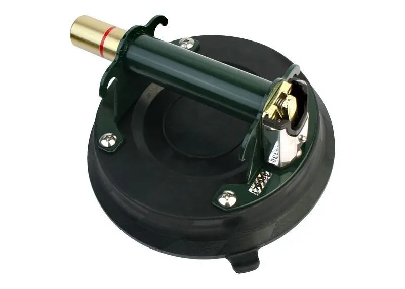 ProGlass Pumpsaugheber mit gewölbter Saugscheibe für schwere Scheiben einzeln im Kunststoffkoffer SHP-200-1
