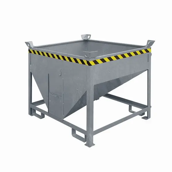 Eichinger Industrie Silobehälter mit Auslaufschieber 1000 Liter feuerverzinkt 20541200002000