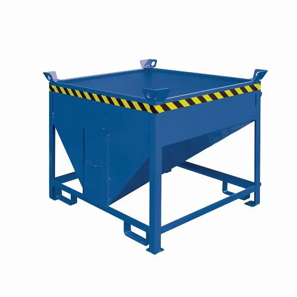 Eichinger Industrie Silobehälter mit Auslaufschieber 750 Liter enzianblau 20541000000097