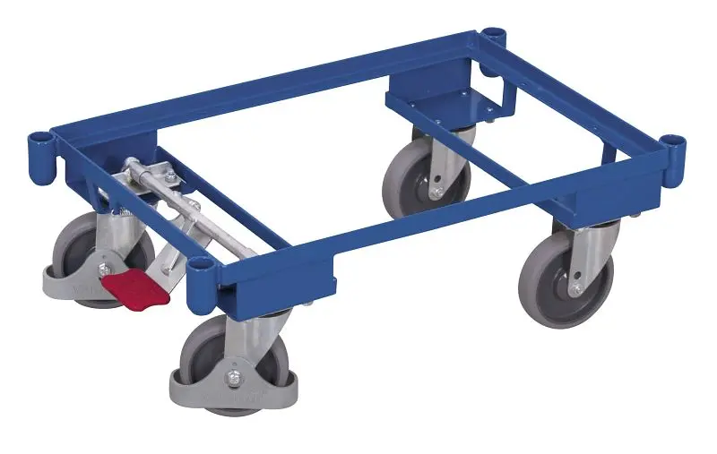 VARIOfit Euro-System-Roller mit Eckhülsen Ladefläche: 605 x 410 mm RAL 5010 enzianblau Ladehöhe: 210 mm sw-410.060